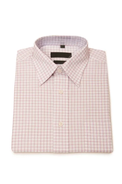 Полосатая рубашка, изолированная на белом — стоковое фото