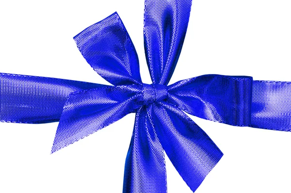 Close up of red gift box with ribbon — Stock Photo, Image