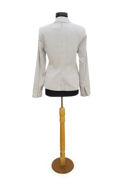 Стильна куртка ізольована на білому — стокове фото