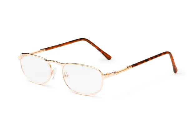 Оптические очки изолированы на белом — стоковое фото