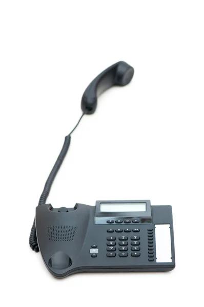 사무실 전화는 흰색 절연 — 스톡 사진
