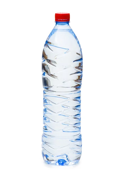 Üveg víz elszigetelt — Stock Fotó