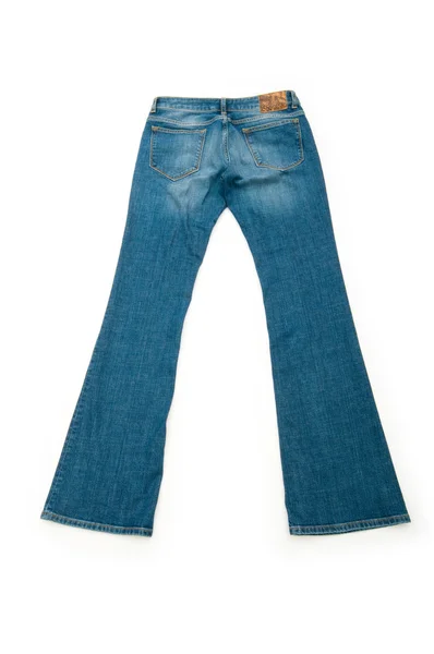 Jeans isoliert auf der weißen — Stockfoto