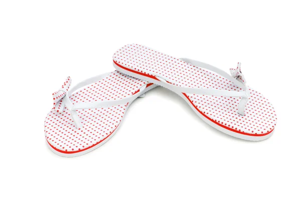 Pantofi de vară izolați pe alb — Fotografie, imagine de stoc