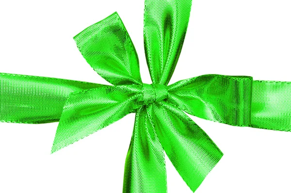 Close up of red gift box with ribbon — Stock Photo, Image