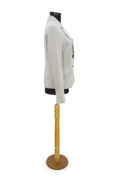 Stylová bunda izolovaných na bílém — Stock fotografie
