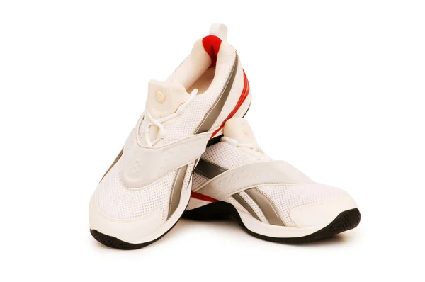 Спортивная обувь, изолированная на белом — стоковое фото