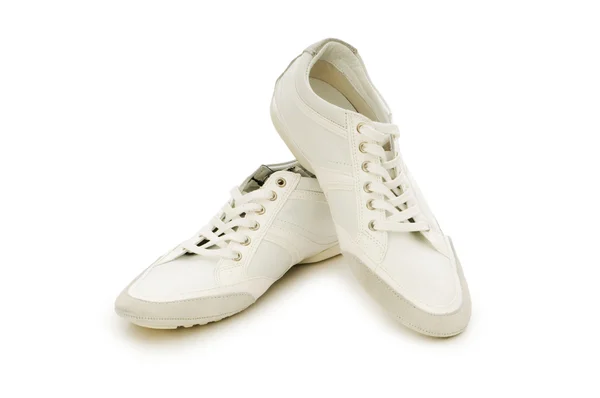 Korte schoenen geïsoleerd op de witte — Stockfoto