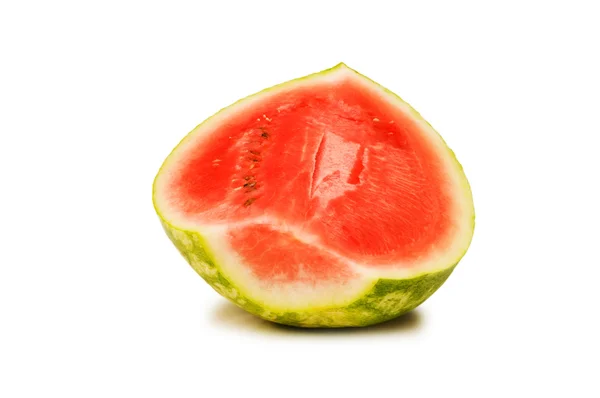 Vannmelon isolert på hvitt – stockfoto