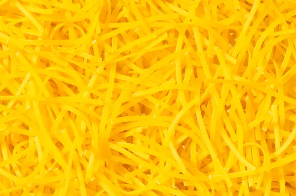 Avvicinamento estremo della pasta gialla — Foto Stock