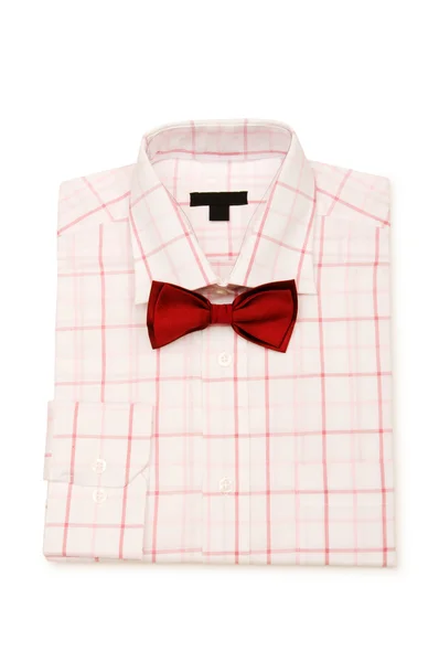 शर्ट और टाई सफेद पर अलग — स्टॉक फ़ोटो, इमेज