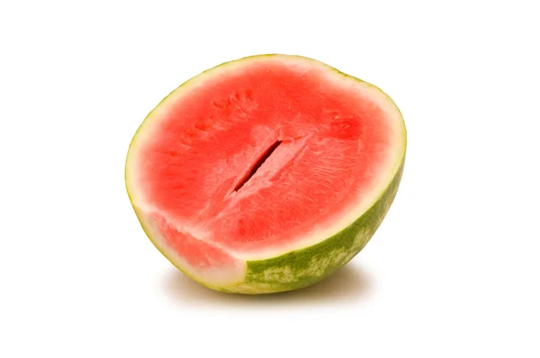 Vattenmelon isolerat på vita — Stockfoto