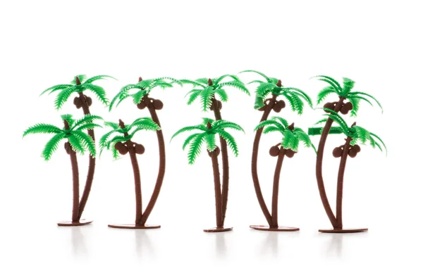Figur i palmträdet isolerade — Stockfoto