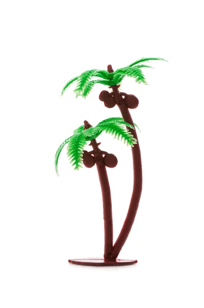 Figur i palmträdet isolerade — Stockfoto
