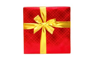 Gift boxes isolated on the white clipart