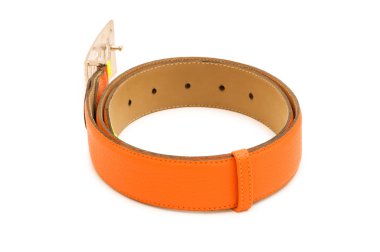 şık kemer üzerinde beyaz izole