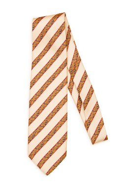 boyun kravat üzerinde beyaz izole