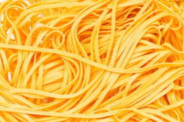 Extreme close up of the spaghetti