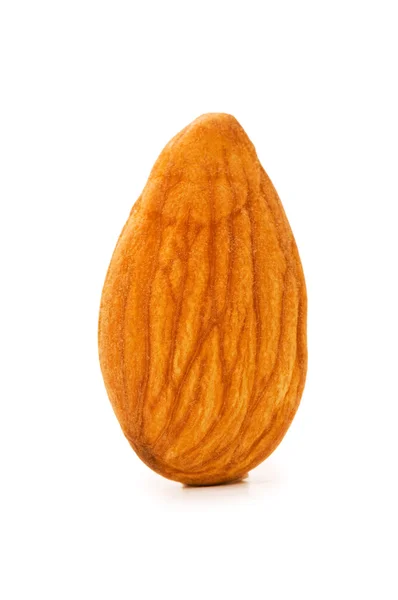 Fresh almond isolated on the white — Stock Photo, Image