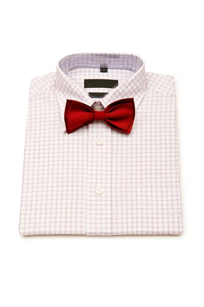 Shirt and tie isolated on the white — Stock Photo, Image