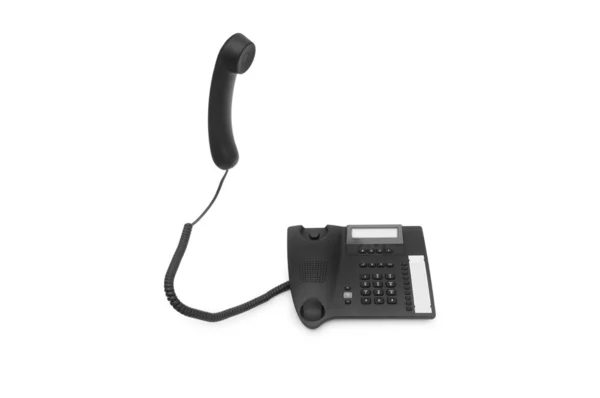 Teléfono de oficina aislado en el blanco — Foto de Stock