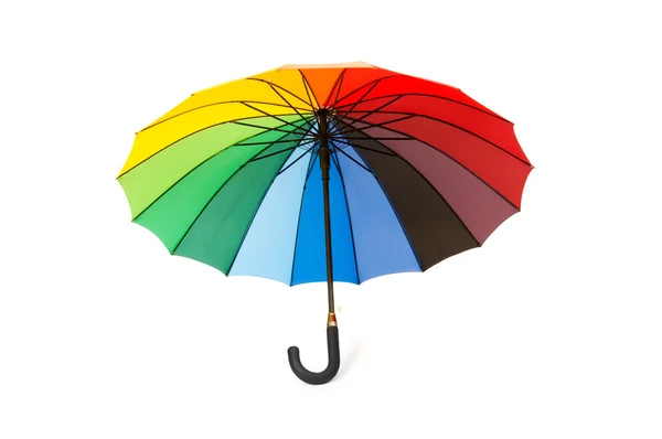 Барвисті парасольки, ізольовані — стокове фото