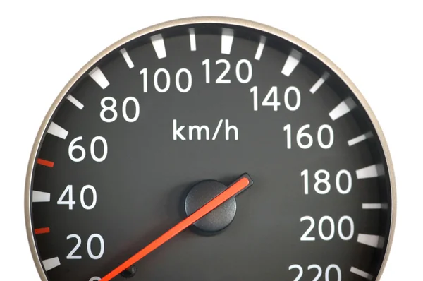 Bliska prędkościomierza samochodu — Zdjęcie stockowe