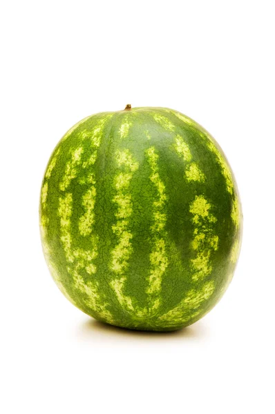 Vandmelon isoleret på den hvide - Stock-foto