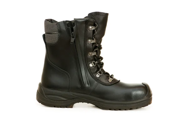 Heavy duty boots isolated on the white — Stock Photo, Image