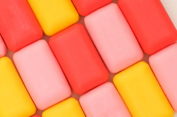 Barras de sabão coloridas — Fotografia de Stock
