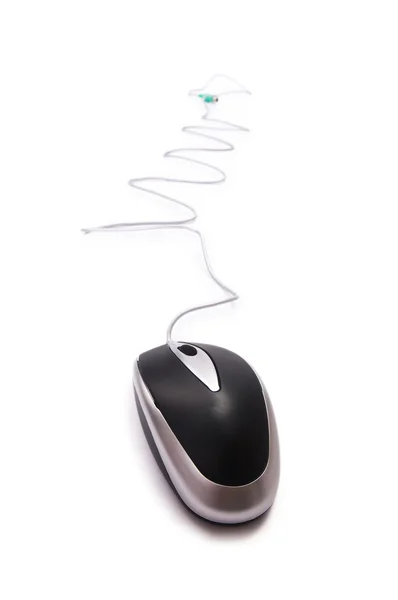 Computer mouse isolated on the white cc — Stock Photo, Image