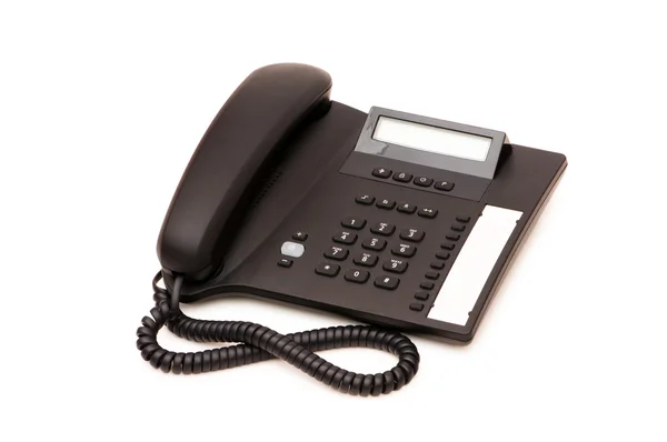 Telefono ufficio isolato sul bianco — Foto Stock