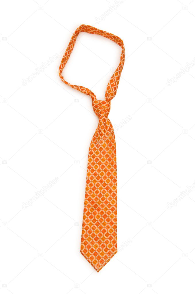 Neck tie isolated on the white