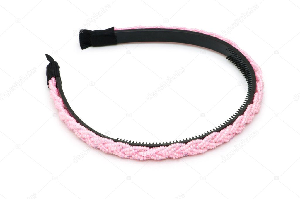 Hair band isolated on the white
