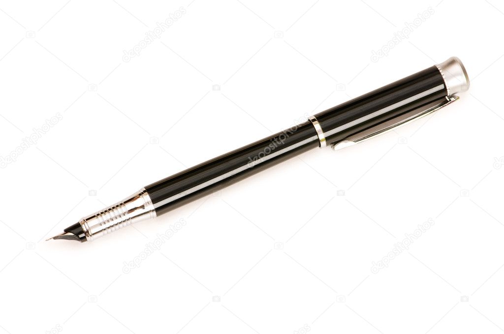 Technical Pen Isolated On White Background Stock Photo - Download