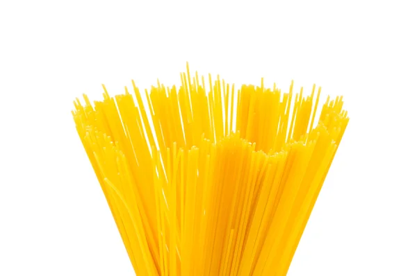 Кучка изолированных спагетти — стоковое фото