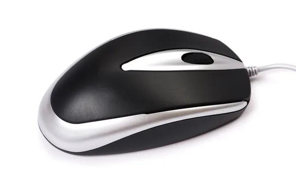 Mouse del computer isolato sul bianco — Foto Stock