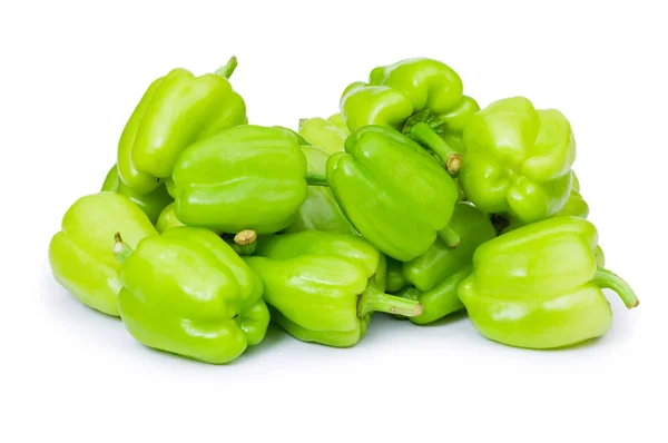 Fresh peppers isolated on the white — Stock Photo, Image