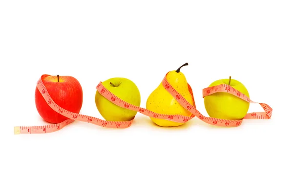 Яблука й груші — стокове фото