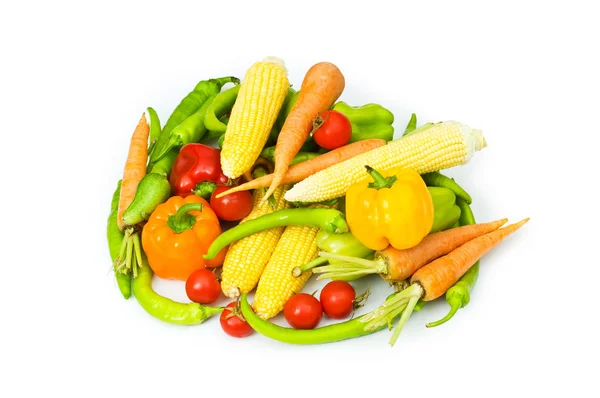 Különböző zöldségek, elszigetelt — Stock Fotó
