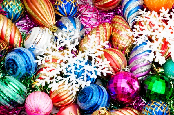 Renkli Noel dekorasyon — Stok fotoğraf