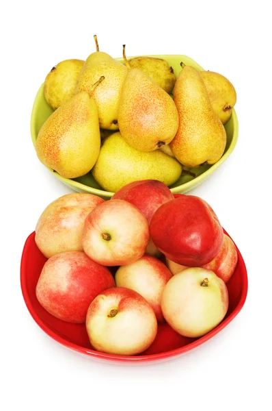 Různé frutis izolovaných na bílém — Stock fotografie