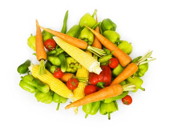 Διάφορα λαχανικά απομονωθεί — Φωτογραφία Αρχείου