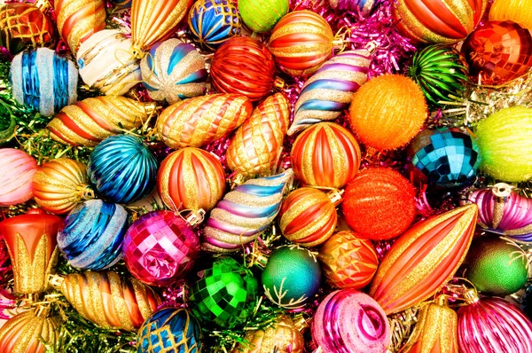 Barevné Vánoční dekorace — Stock fotografie