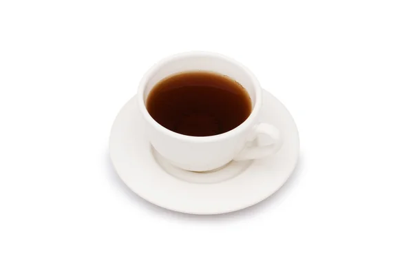 Чашка чая изолированы по whie — стоковое фото