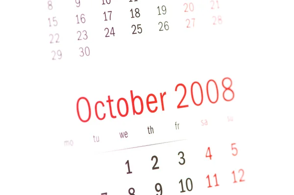 Primer plano de octubre de 2008 — Foto de Stock