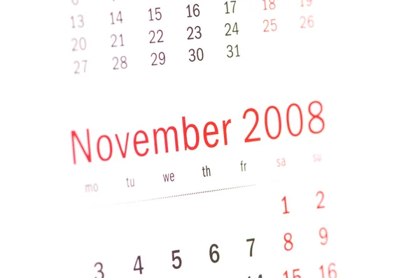 Close up van november 2008 — Stockfoto