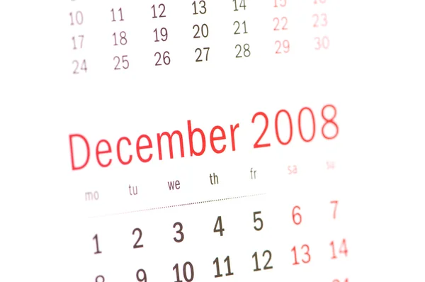 Primer plano de diciembre de 2008 —  Fotos de Stock