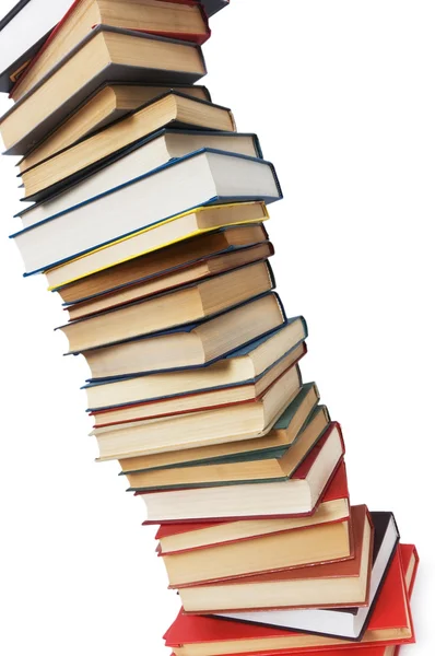 Stack di libri isolati sul bianco — Foto Stock