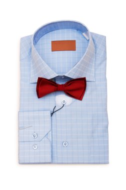 Shirt and tie isolated on the white clipart